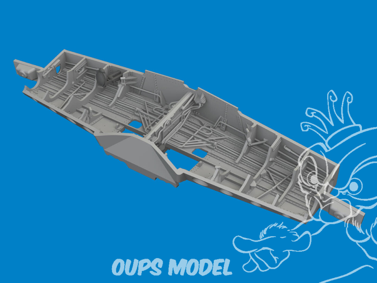 Eduard kit d'amelioration brassin Print 672360 Baies de roues P-51D Eduard 1/72