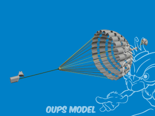 Eduard kit d'amelioration brassin Print 672382 Parachute F-4E Finemolds 1/72