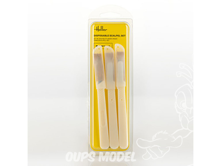 Heller outillage 99006 Set de scalpels à usage unique 3 pièces