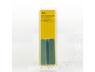 Heller outillage 99002 Set de limes à sable recto-verso, 3 pièces