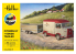 Heller maquette voiture 52331 STARTER KIT Citroen HY + Goods Trailer 1/24