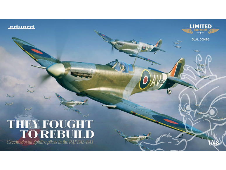 EDUARD maquette avion 11180 They fought to rebuild - Spitfire Mk.Vb Edition Limitée Dual Combo 1/48