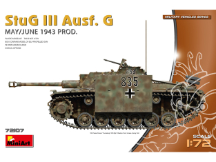 Mini Art maquette militaire 72107 StuG III Ausf G MAI/JUIN 1943 PRODUCTION 1/72