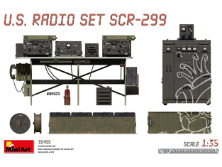 Mini Art maquette militaire 35455 RADIO AMÉRICAINE SCR-299 1/35