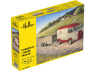 Heller maquette voiture 50331 Citroen HY + Goods Trailer 1/24