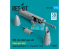 ResKit kit armement Avion RS72-0468 Pod de canon SUU-16A 20 mm ouvert pour aile F-4 Phantom IIC, D 1pcs 1/72