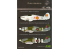 Decalques HMH DH-D72-001 Decals Hawker Hurricane 1/72