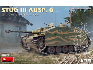 Mini Art maquette militaire 35341 VERSION STUG III G MAI-JUIN 1943 ALKETT PROD 1/35