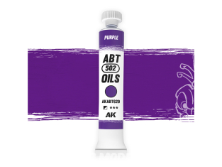 AK peinture a l'huile AKABT620 Violet 20ml