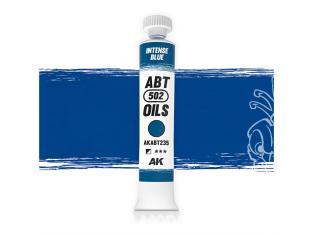 AK peinture a l'huile AKABT235 Bleu intense 20ml