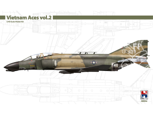 Hobby 2000 maquette avion 48038 Vietnam Aces Vol.2 - F-4D Phantom II 1/48