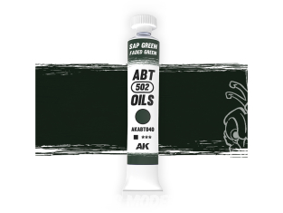 AK peinture a l'huile AKABT040 Vert sève vert délavé 20ml