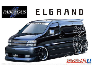 Aoshima maquette voiture 65303 Nissan Fabulous Elgrand APE50 2000 1/24