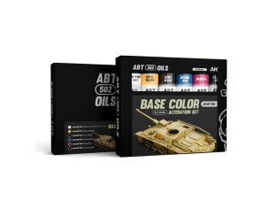 AK peinture a l'huile AKABT308 ENSEMBLE D'ALTERATION COULEUR DE BASE 6x20ml