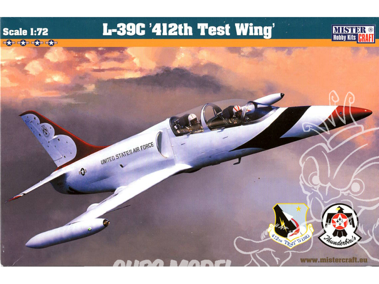 MISTER CRAFT maquette avion 043025 Aero L-39C 412th Test Wing 1/72