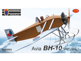 KP Model kit avion BLK0003 Avia BH-10 avec skis 1/72