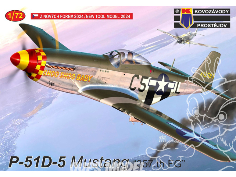 KP Model kit avion KPM0439 P-51D-5 Mustang "357.th FG" 1/72