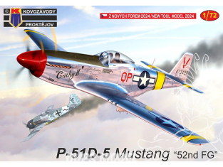 KP Model kit avion KPM0441 P-51D-5 Mustang 52nd FG 1/72