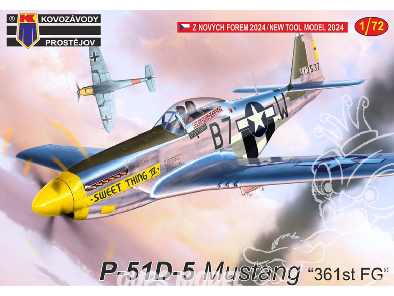 KP Model kit avion KPM0442 P-51D-5 Mustang 361st FG 1/72