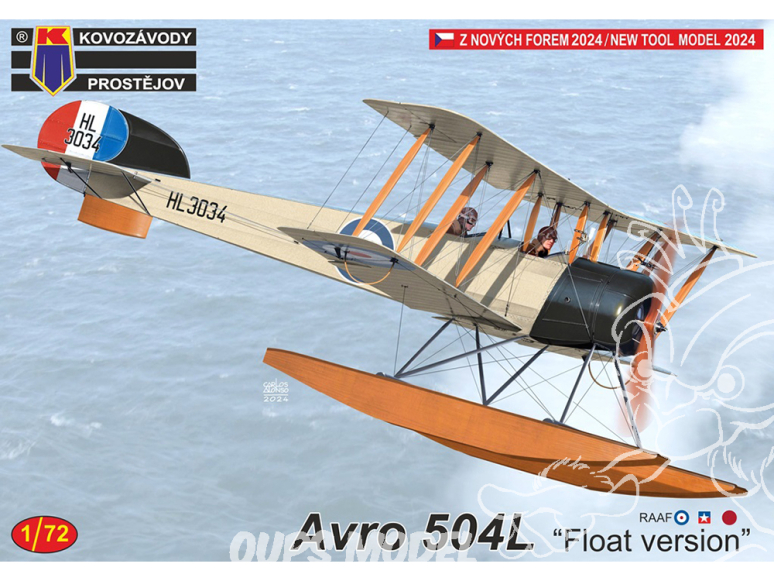 KP Model kit avion KPM0464 Avro 504L version flottante 1/72