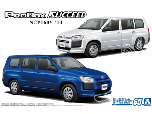 Aoshima maquette voiture 06564 Toyota NCP160V ProBox / Succeed 2014 1/24