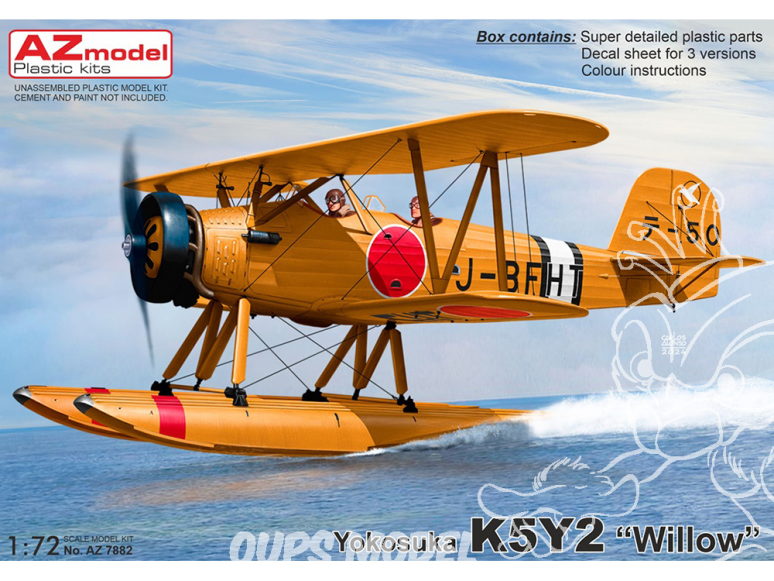 AZ Model Kit avion AZ7882 Yokosuka K5Y2 Willow 1/72