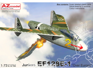 AZ Model Kit avion AZ7886 Junkers EF-128E-1 au-dessus de l'Europe 1/72