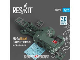 ResKit kit RSK72-0002 MJ-1A (Late) " Jammer " lift truck 3D Printed model kit 1/72