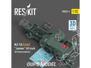 ResKit kit RSK32-0004 MJ-1A (LATE) " Jammer " lift truck 3D Printed model kit 1/32