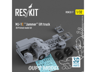 ResKit kit RSK32-0007 MJ-1AC " Jammer " lift truck 3D Printed model kit 1/32