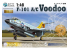 Kitty Hawk maquette avion 80115 McDONNELL F-101 VOODOO 1.48