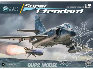 Kitty Hawk maquette avion 80138 Super étendard 1/48