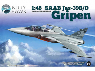 Kitty Hawk maquette avion 80118 SAAB JAS-39 B/D GRIPEN 1/48