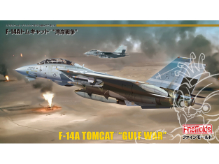 Fine Molds avion FP53 F-14A Tomcat de la marine américaine « Guerre du Golfe » 1/72