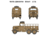 Finemolds maquette militaire FM30 Camion marchandises six roues armée impériale type 94 cabine de type caisson toit rigide 1/35