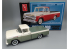 AMT maquette voiture 1407 Pick-up Ford F-100 AMT 1960 avec remorque 1:25