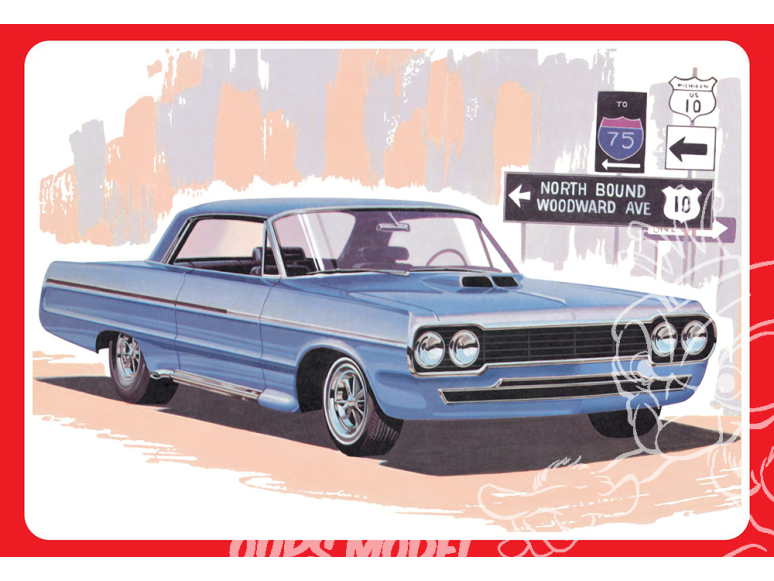 AMT maquette voiture 1396 1964 Chevrolet Impala “Super Street Rod” 1:25