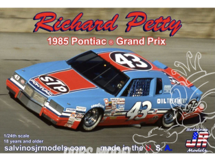 JR Models maquette voiture RPGP850 Richard Petty Pontiac Grand Prix 200 1985 1/24