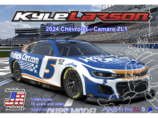 JR Models maquette voiture HMC2024KLC Kyle Larson 2024 Chevrolet Camaro Charlotte 600 Mile 1/24