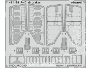 EDUARD photodecoupe avion 481154 Aérofreins F-4C Phantom Hobby 2000 / Academy 1/48