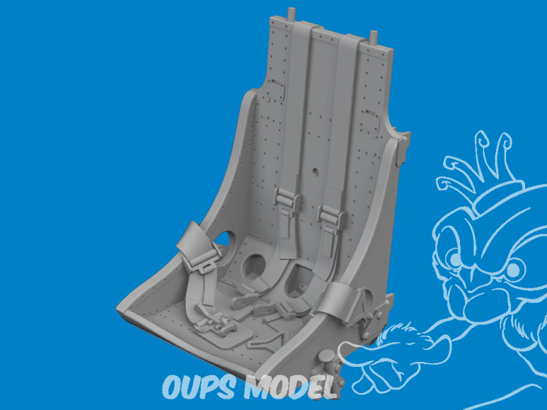 Eduard kit d'amelioration avion brassin Print 6481039 Siège avec harnais intégraux P-51B/C Type 1 Eduard 1/48