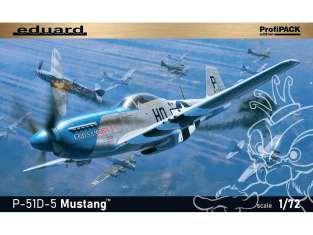 EDUARD maquette avion 70171 P-51D-5 Mustang ProfiPack Edition 1/72