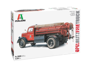 Italeri maquette camion 3966 CAMION DE POMPIERS OPEL BLITZ 1/24