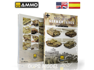 MIG Librairie 6303 Comment peindre les chars Allemands de milieu de Guerre en Anglais & Espagnol