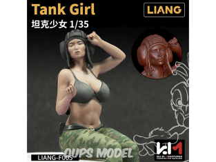 Liang Model figurine F005 Tank girl 1/35