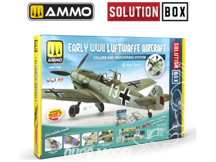 MIG Solution Box 7730 Avions Luftwaffe début de WWII Couleurs et Vieillissement - Livre Français (multilangues)