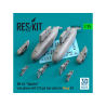 ResKit RSU35-0060 Derniers pylônes AH-64 "pache avec réservoirs de carburant 122 gallons kit Meng imprimé 3D 1/35