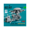 ResKit RSU35-0045 Rotor principal repliable CH-54A Tarhe avec systèmes de retenue des pales kit ICM imprimé 3D 1/35