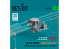 ResKit RSU35-0045 Rotor principal repliable CH-54A Tarhe avec systèmes de retenue des pales kit ICM imprimé 3D 1/35