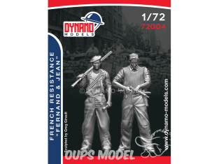 Dynamo models figurine 72004 Set Résistance Française "Fernand & Jean" 1/72